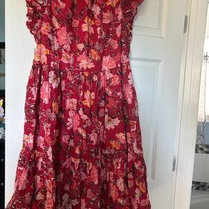 JessaKae Red Floral Dress